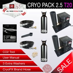 CO2 Cryo Pack 2.5 Jets and 2 20lbs Tanks