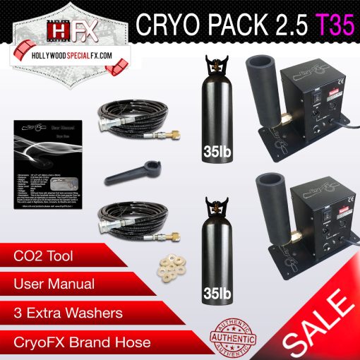 Cryo Pack 2.5 T35 2 CO2 Jets with 2 35lbs Tanks