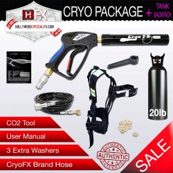 CO2 Cryo Gun Package with Tank, CO2 Tank Backpack with 20lbs Tank