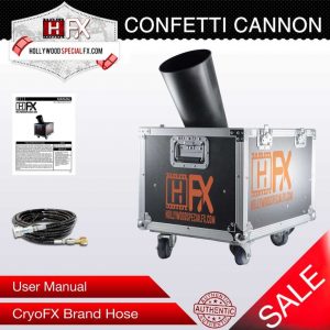 Hollywood Special Effects- Small Confetti Cannon - Special Effects Company - Hollywood Special Effect Products